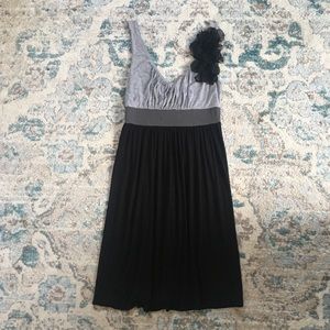 Black and Grey Dress